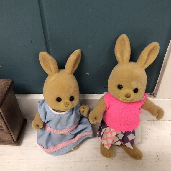 Lot Of Maple Town Rabbit Family Mother Father Girl‎ Boy Dresser Furniture - Picture 3 of 7